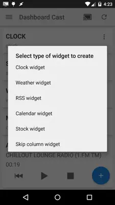 Dashboard Cast android App screenshot 4
